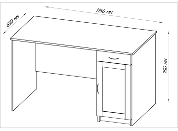 Письменный стол Кастор