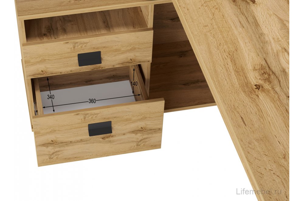 Письменный стол Хардвиг СР01/L дуб вотан