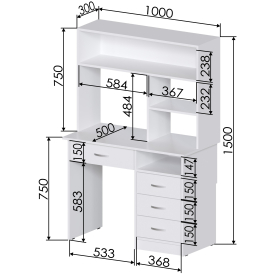 Письменный стол Хит-42