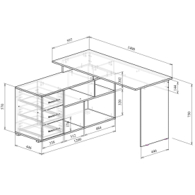 Письменный стол Краст-2