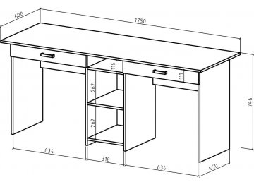 Письменный стол Лайт-10Я