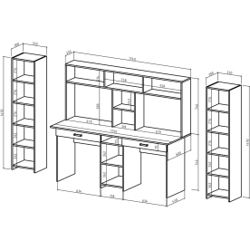 Письменный стол Лайт-10Я