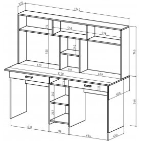 Письменный стол Лайт-10Я