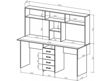 Письменный стол Лайт-11