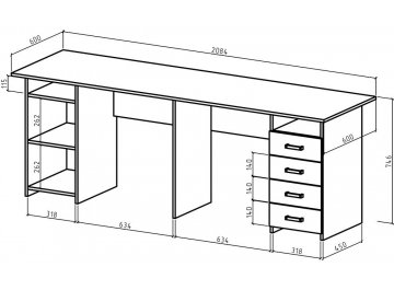 Письменный стол Лайт-13