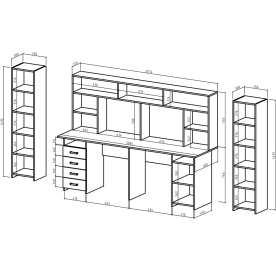Письменный стол Лайт 14