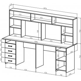 Письменный стол Лайт-14