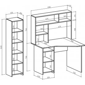 Письменный стол Лайт-16