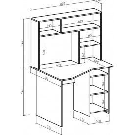 Письменный стол Лайт-17