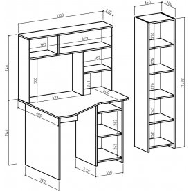 Письменный стол Лайт 17