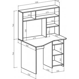 Письменный стол Лайт-17
