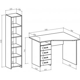 Письменный стол Лайт-18