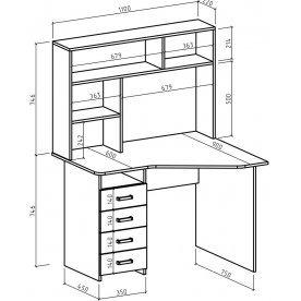 Письменный стол Лайт-18