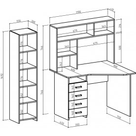 Письменный стол Лайт-18