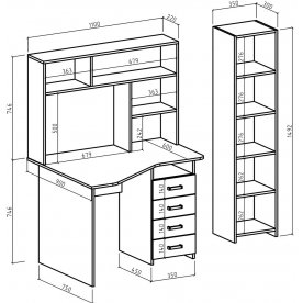 Письменный стол Лайт 19