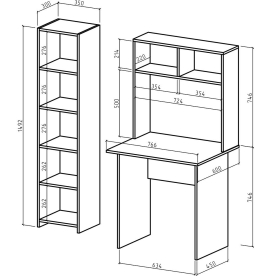 Письменный стол Лайт 1