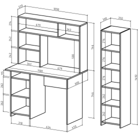 Письменный стол Лайт-2
