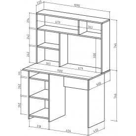 Письменный стол Лайт-2