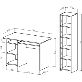 Письменный стол Лайт-2