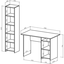 Письменный стол Лайт-3