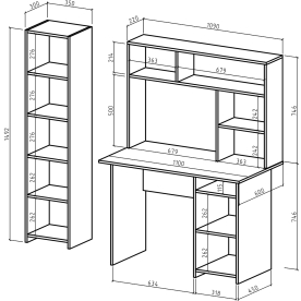 Письменный стол Лайт 3