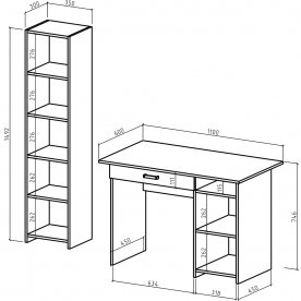 Письменный стол Лайт 3Я