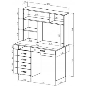 Письменный стол Лайт-4Я