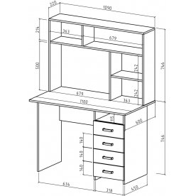 Письменный стол Лайт-5