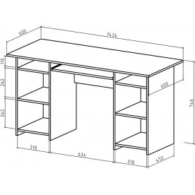 Письменный стол Лайт-6К