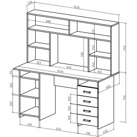 Письменный стол Лайт-7