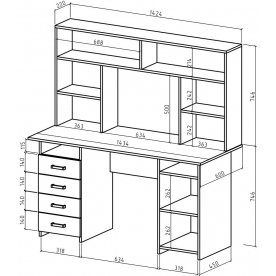 Письменный стол Лайт-8