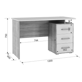 Письменный стол Лайт К3