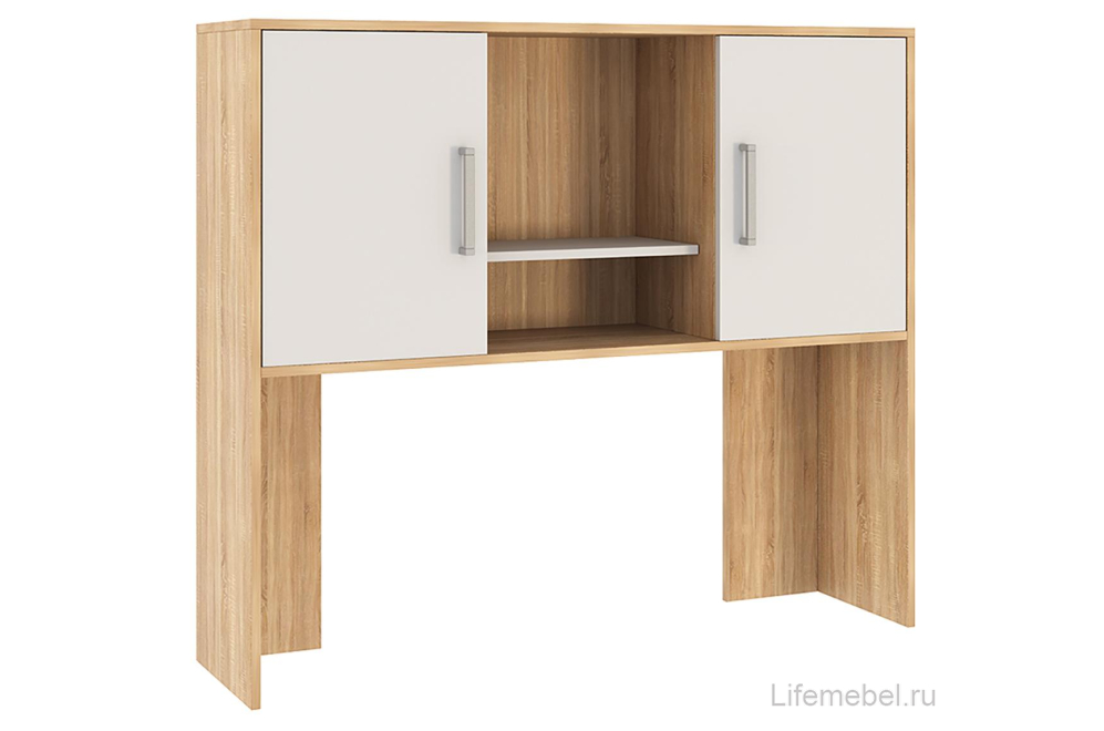 Письменный стол Лайт К3 дуб сонома / белый