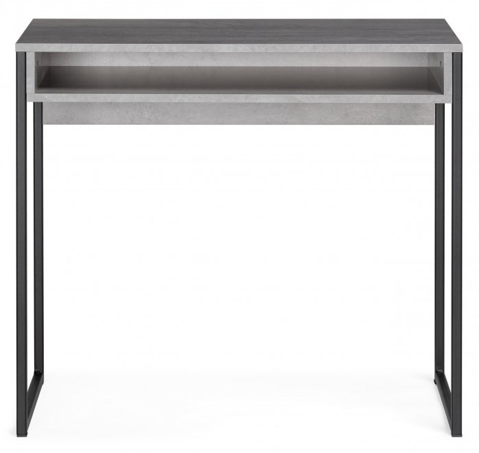 Письменный стол Лео Лофт бетон / черный матовый