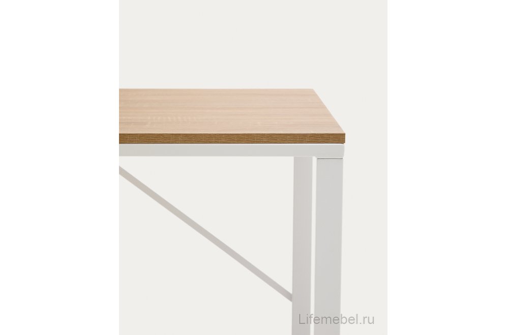 Письменный стол Lisbet натуральный / белый