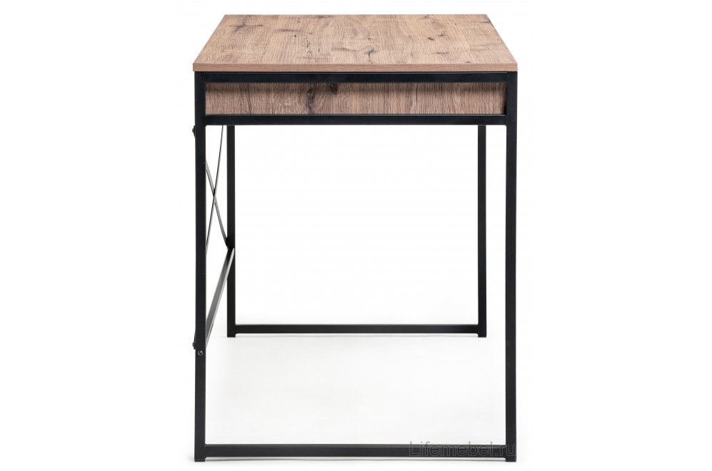 Письменный стол Маньяра 2 114х60х75 дуб велингтон / черный матовый