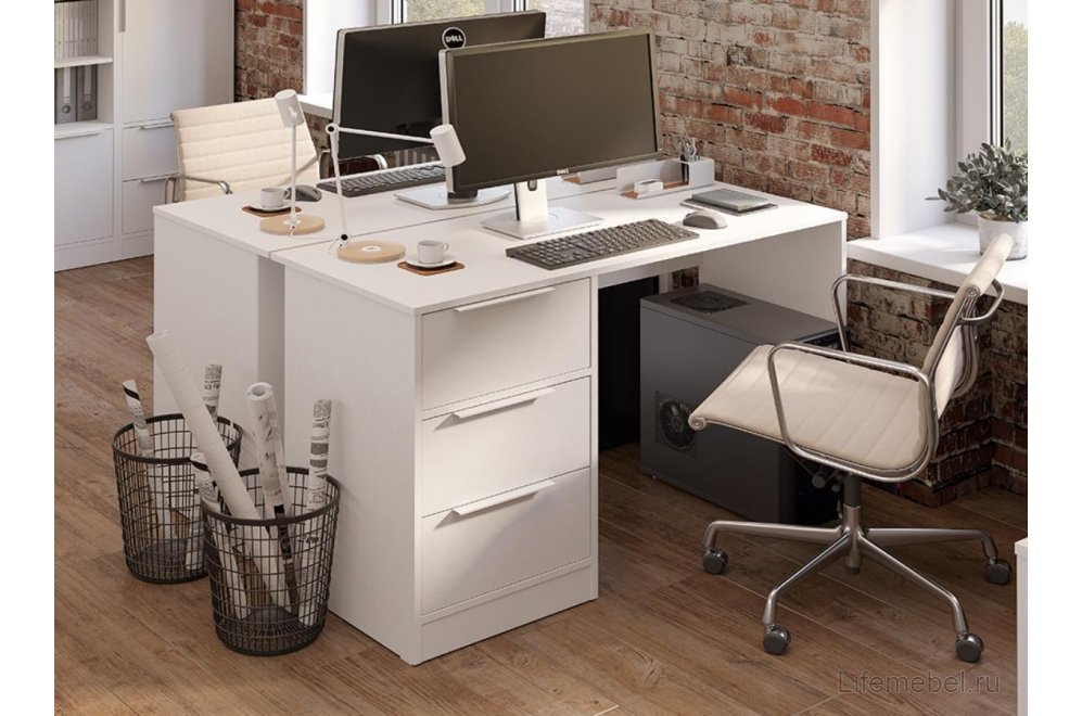 Письменный стол Марли белый