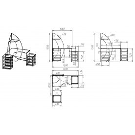 Письменный стол Мебелайн-44