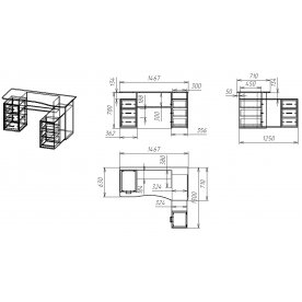 Письменный стол Мебелайн-60