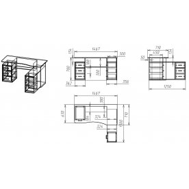 Письменный стол Мебелайн-60