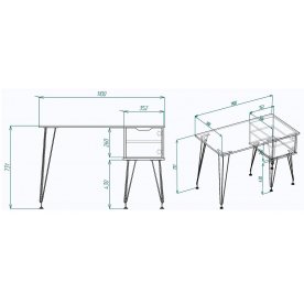 Письменный стол МегаKraft 13