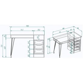 Письменный стол МегаKraft 14
