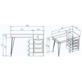 Письменный стол МегаKraft 14