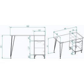 Письменный стол МегаKraft 7