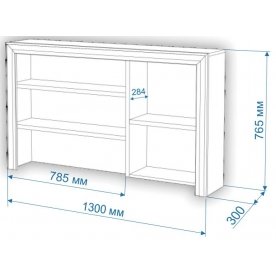 Письменный стол Нобиле СтЯ130+НСт130Д КК