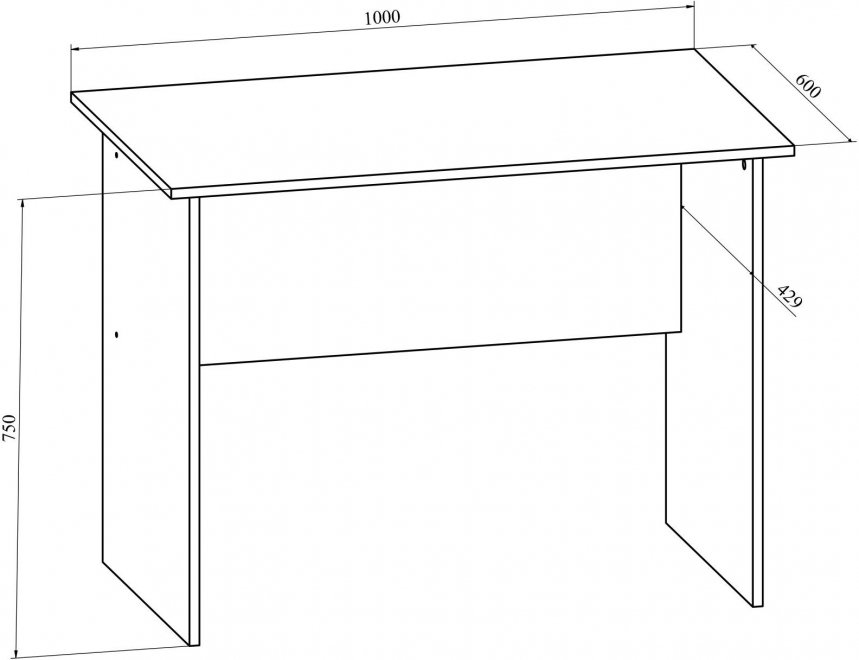 Письменный стол ОФ-111К венге