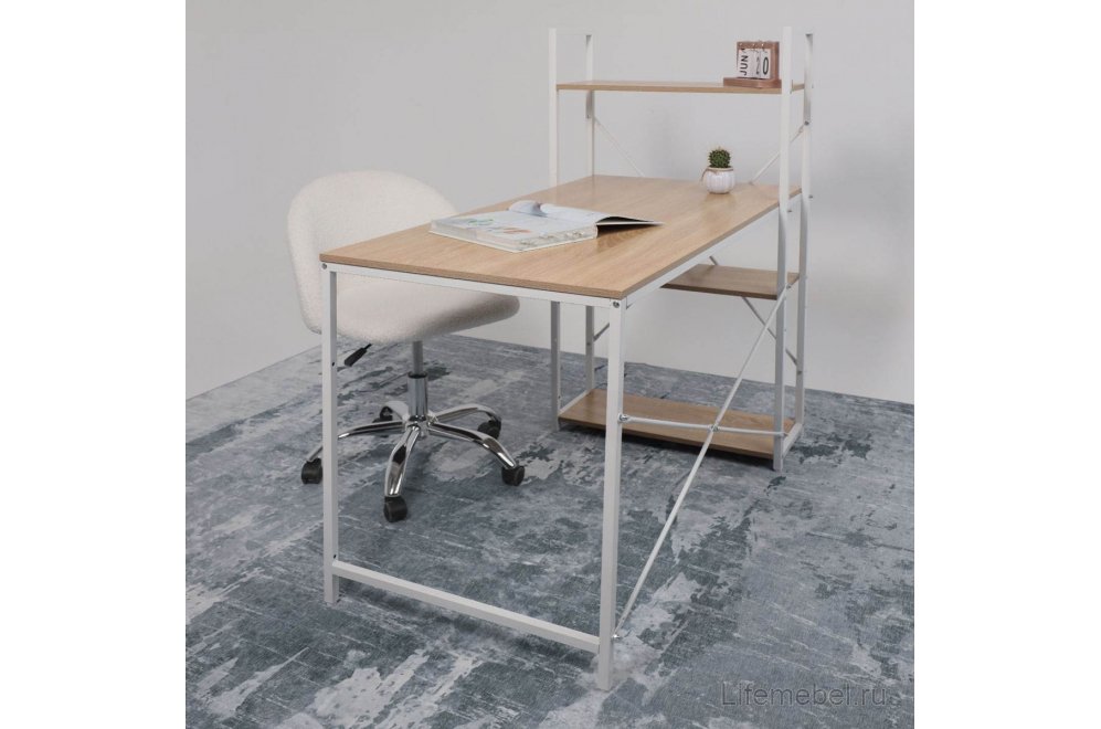 Письменный стол Onyx светлый дуб / белый