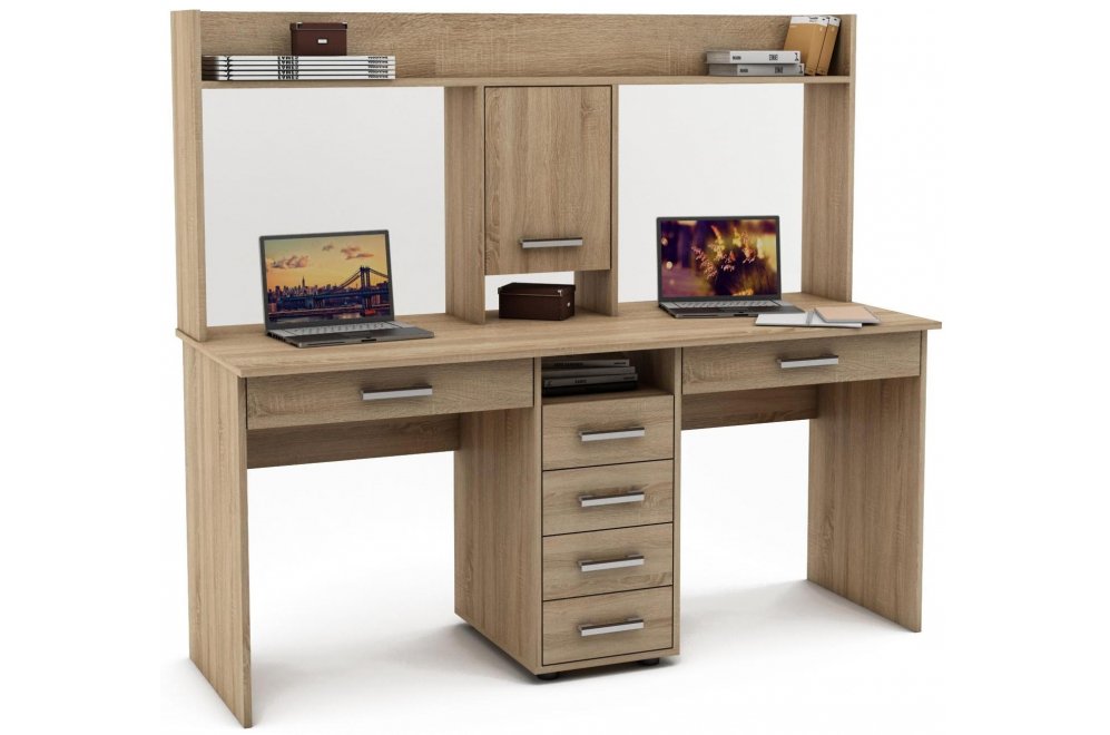 Письменный стол Остин-16Я дуб сонома