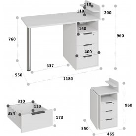 Письменный стол С-405