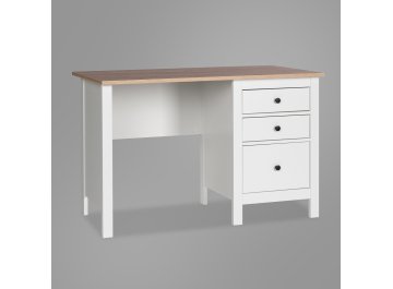 Письменный стол Сага белый / ясень